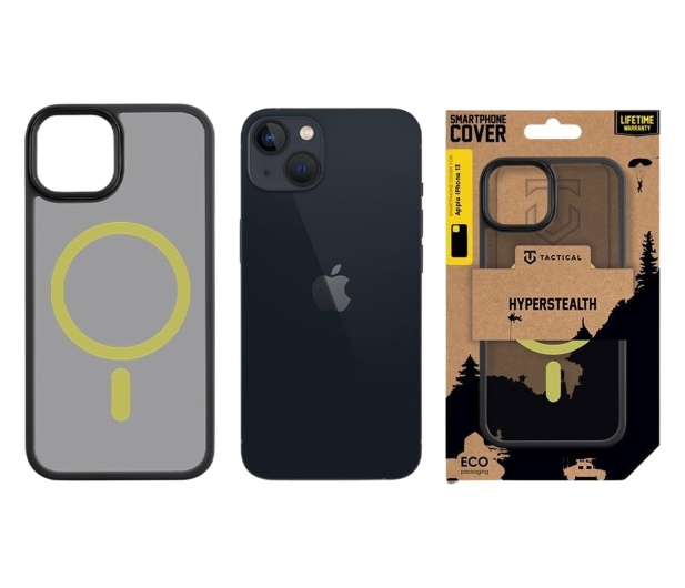 Tactical MagForce Hyperstealth 2.0 Kryt pro Apple iPhone 13 Black/Yel - 1514068 - zdjęcie 3